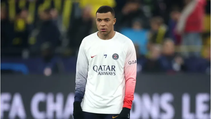 Mbappé  (Photo by Alex Grimm/Getty Images)
