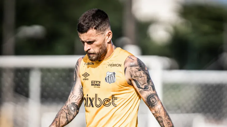 Situação de Lucas Lima ainda é incerta (Foto: Raul Baretta/ Santos FC/ Divulgação)
