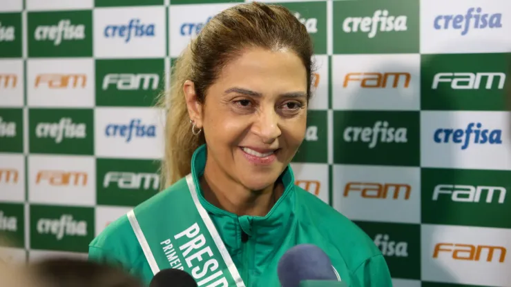 Leila Pereira: presidente negociou jovem do Palmeiras com a Europa (Foto: Fabio Menotti/Palmeiras/Divulgação)
