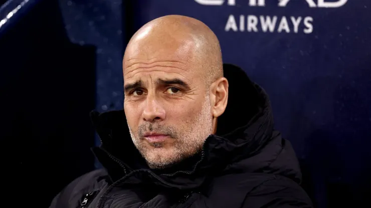 Pep Guardiola, técnico do City. (Photo by Naomi Baker/Getty Images)
