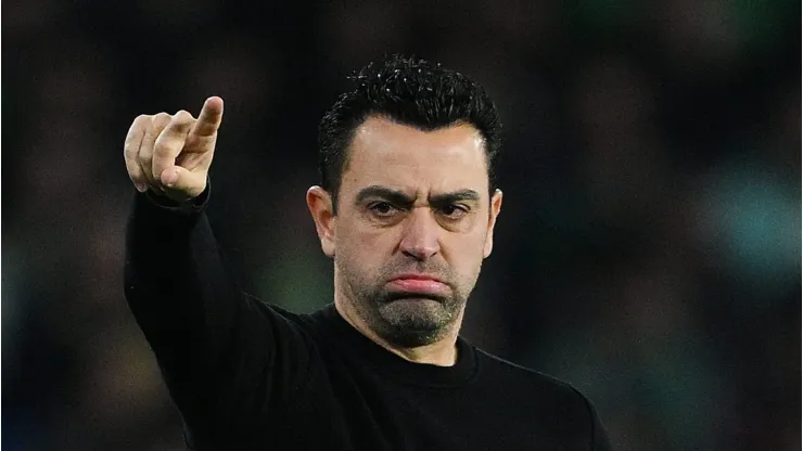 Xavi no comando do Barcelona. Foto: David Ramos/Getty Images
