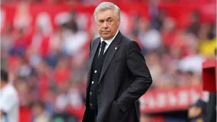 Carlo Ancelotti, Head Coach of Real Madrid. (Photo by Fran Santiago/Getty Images)
