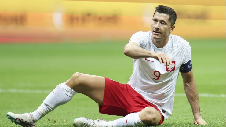 Polônia de Lewandowski tenta garantir vaga na Euro 2024 (Foto: Maja Hitij/Getty Images)
