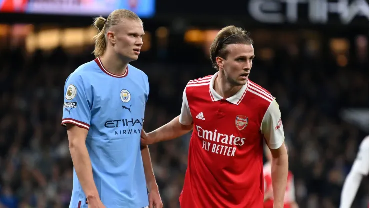 City e Arsenal: duelo pela liderança da Premier League (Foto: Michael Regan/Getty Images)
