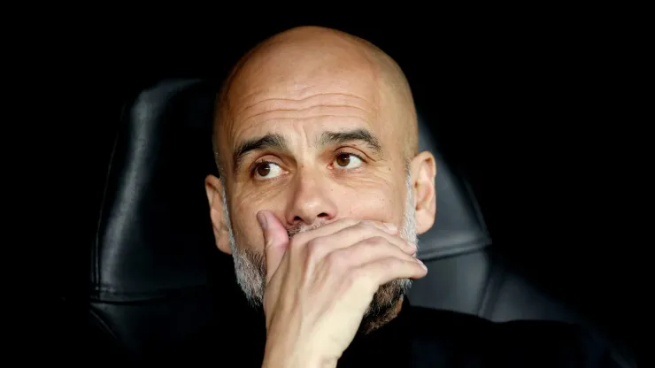 Guardiola quer gramado melhor no Santiago Bernabéu. Foto: Clive Brunskill/Getty Images
