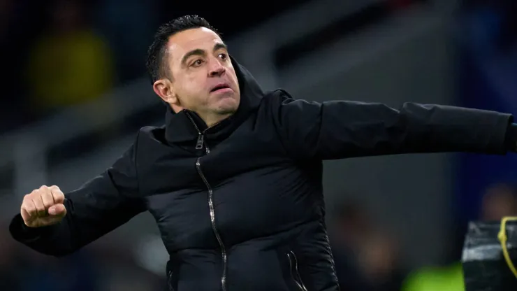 Xavi fez muitos elogios a jogador do Barça (Foto: Alex Caparros/Getty Images)
