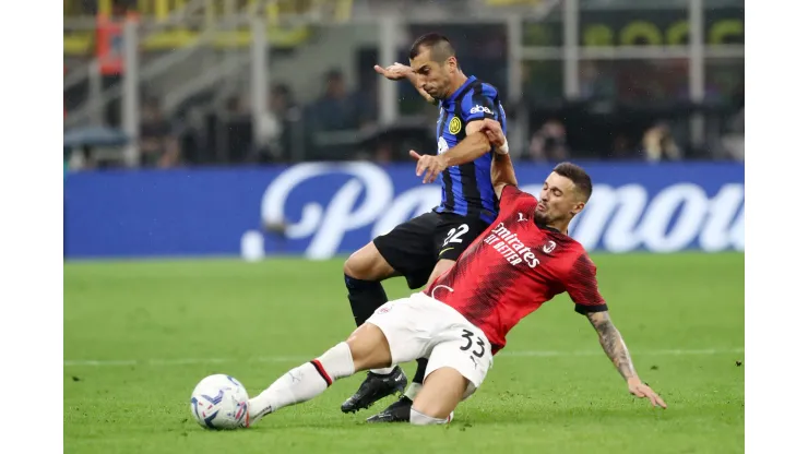 Em setembro de 2023, Inter e Milan se enfrentaram no San Siro pelo primeiro dérbi da temporada (Foto: Marco Luzzani/Getty Images)
