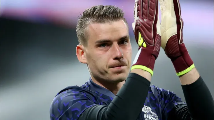  Opinião Lunin merece ser o titular do Real Madrid na Champions League (Photo by Florencia Tan Jun/Getty Images) (Photo by Florencia Tan Jun/Getty Images)
