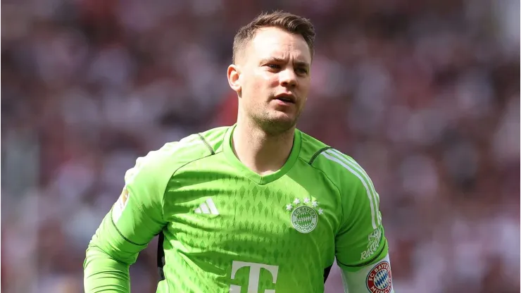 Manuel Neuer of FC Bayern München  (Photo by Alexander Hassenstein/Getty Images)
