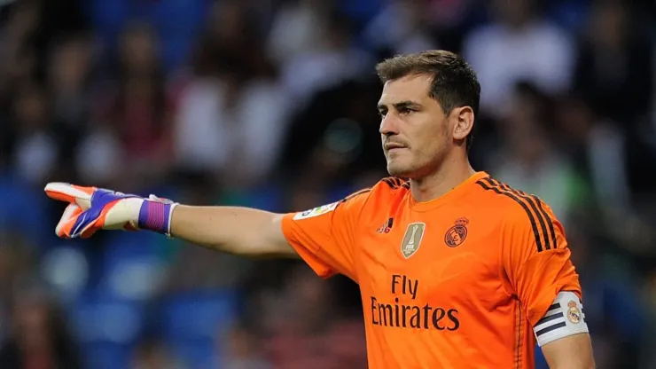 Casillas escolhe quem prefere na final. Foto: Denis Doyle/Getty Images
