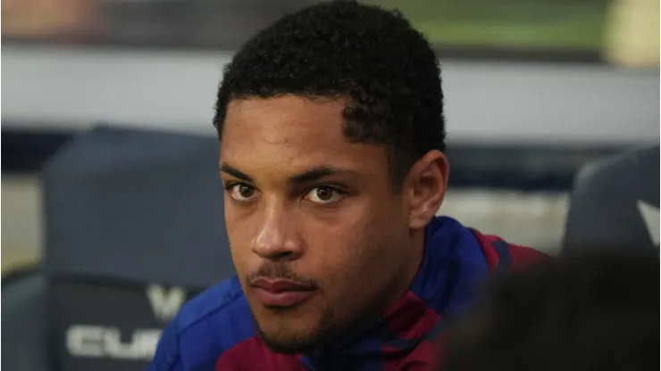 Vitor Roque pode ser troca pelo Barcelona (Foto: Alex Caparros/Getty Images)
