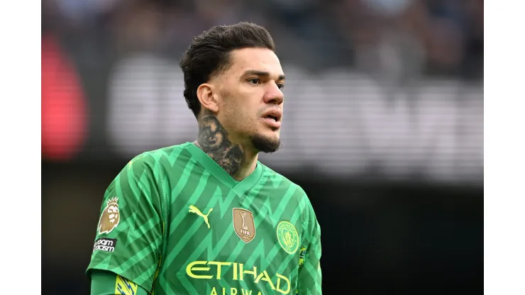 Ederson of Manchester City  (Photo by Michael Regan/Getty Images)
