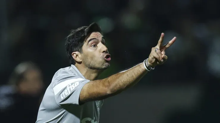 Abel tem motivo para sorrir no Palmeiras. Foto: Alexandre Schneider/Getty Images
