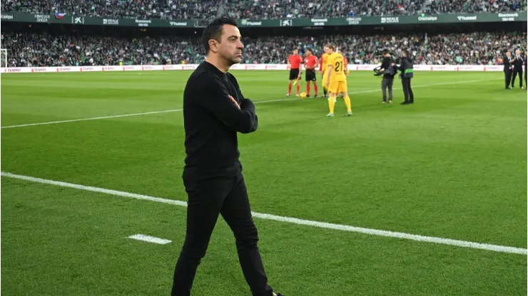 Xavi Hernandez of FC Barcelona . (Photo by David Ramos/Getty Images)
