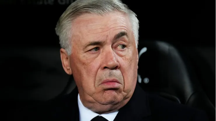 Ancelotti, técnico do Real Madrid. 
