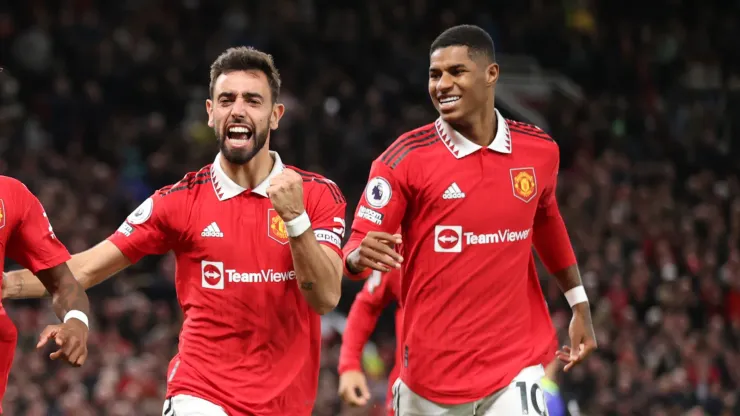 Bruno Fernandes e Rashford
