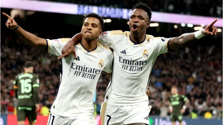 Rodrygo E Vinicius Junior . (Photo by Florencia Tan Jun/Getty Images)
