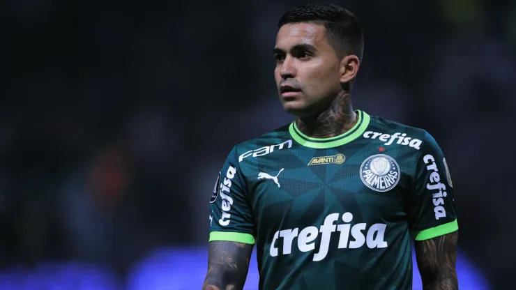 Dudu em partida pelo Palmeiras
