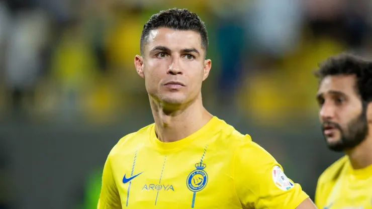 CR7 em ação pelo Al-Nassr. 
