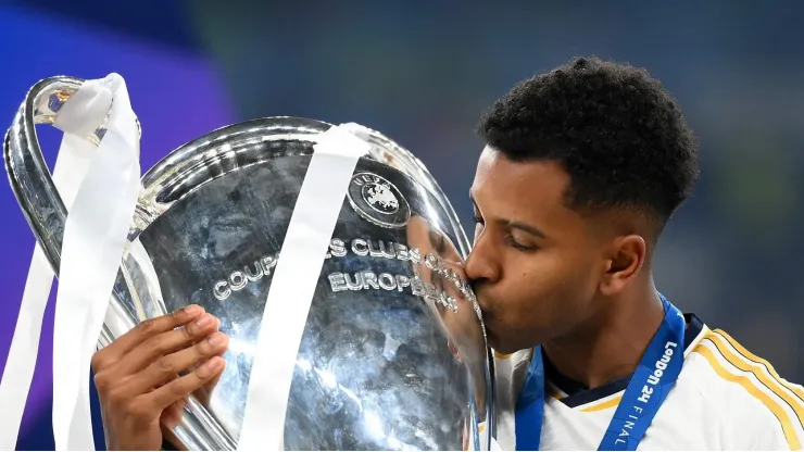 Rodrygo elogia Cristiano Ronaldo. Foto: Justin Setterfield/Getty Images
