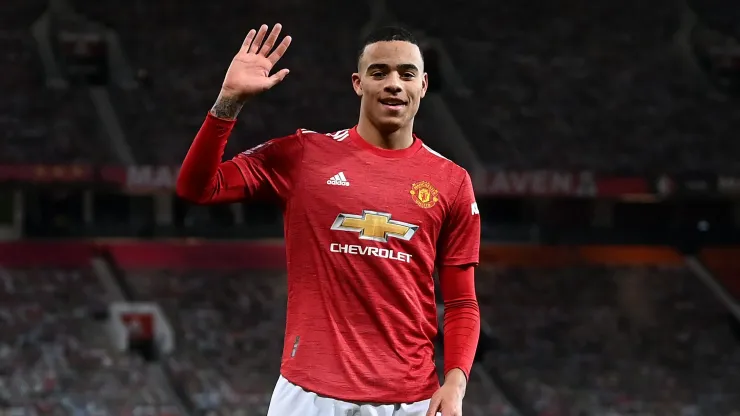 Mason Greenwood, atacante do Manchester United. (Photo by Laurence Griffiths/Getty Images)
