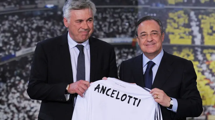 Ancelotti solicita nova contratação para o Real Madrid e pedido chega a Florentino Pérez.
