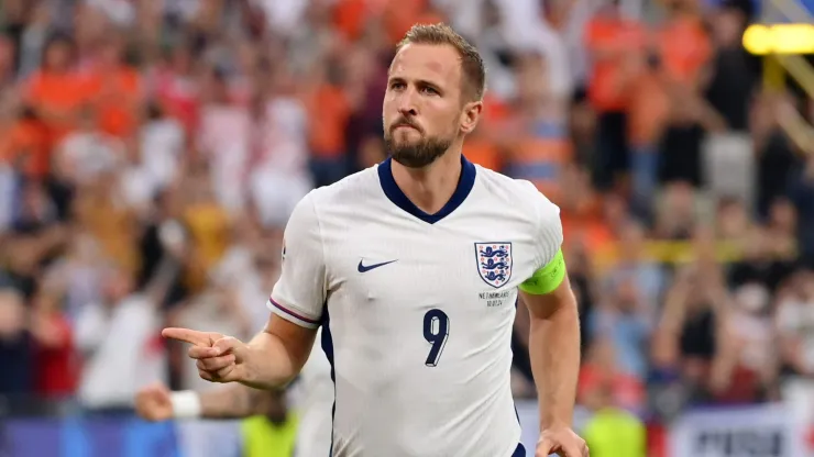 Harry Kane é o capitão da Inglaterra na Eurocopa. (Photo by Stu Forster/Getty Images)
