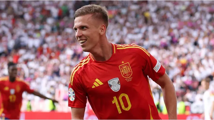 Eurocopa: Dani Olmo sobre futebol da Espanha; “Ideia de jogo única”. (Photo by Alex Livesey/Getty Images)
