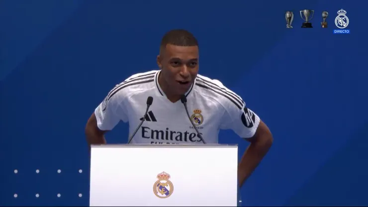 Mbappé abriu o jogo sobre parceria com brasileiro no Real Madrid (Foto: Reprodução/Real Madrid TV)
