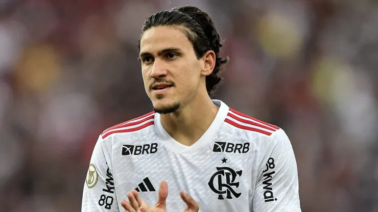 Pedro, atacante do Flamengo. Foto: Thiago Ribeiro/AGIF
