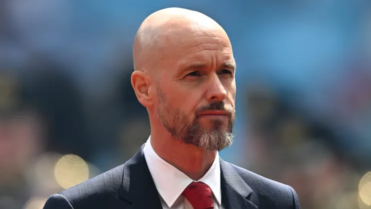 Erik ten Hag, técnico do Manchester United, (Photo by Mike Hewitt/Getty Images)
