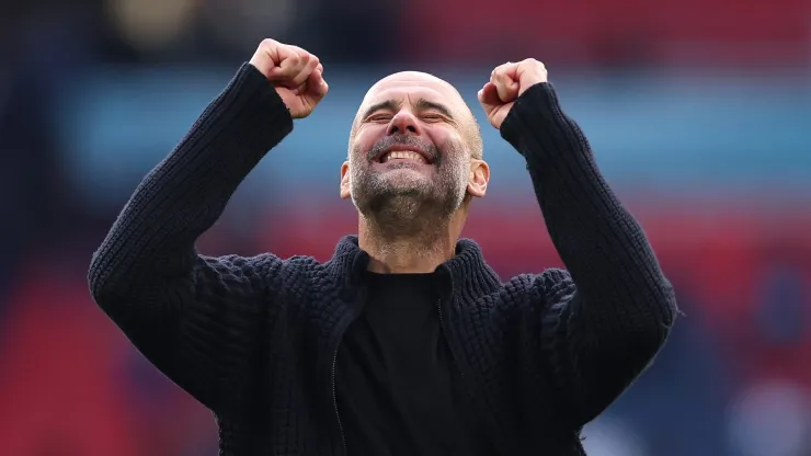 Pep Guardiola, técnico do Manchester city (Photo by Alex Pantling/Getty Images)
