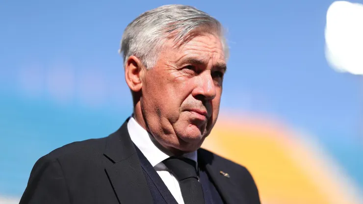 Carlo Ancelotti, treinador do Real Madrid. (Photo by Fran Santiago/Getty Images)
