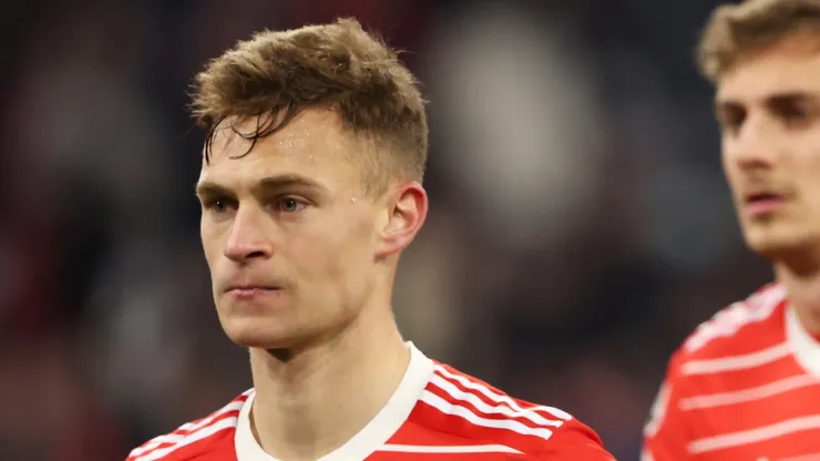 Joshua Kimmich volante do Bayern de Munique
