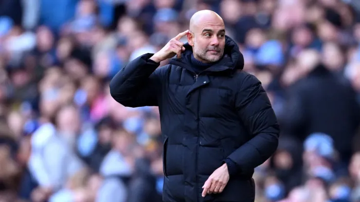 Pep Guardiola treinador do Manchester City
