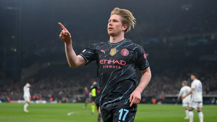 Kevin De Bruyne, meio-campista do Manchester City. (Photo by Justin Setterfield/Getty Images)
