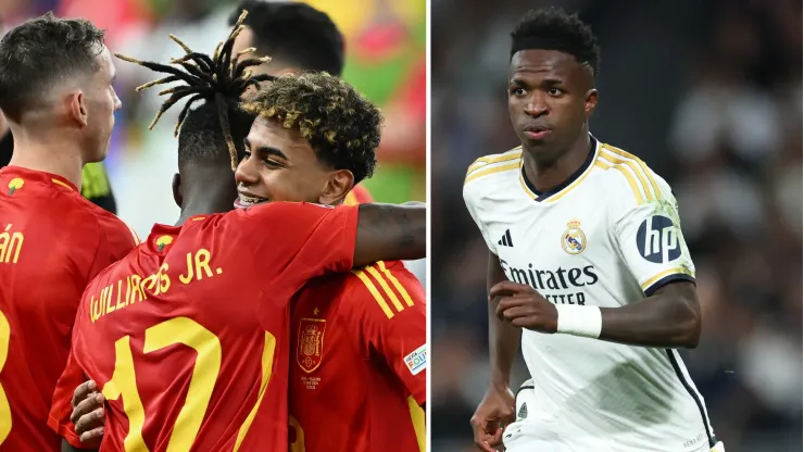 Troca de jogadores entre Vinicius Júnior e Nico Williams é sugerida ao Real Madrid. Foto: Dan Mullan & Clive Brunskill/Getty Imagens
