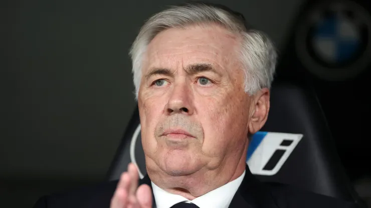 Carlo Ancelotti,  técnico do real madrid (Photo by Florencia Tan Jun/Getty Images)
