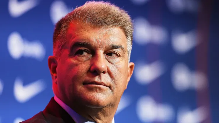 Joan Laporta, presidente do Barcelona. (Photo by Eric Alonso/Getty Images)
