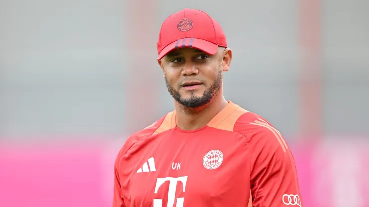 Amistoso foi o primeiro jogo de Vincent Kompany no comando do Bayern de Munique. (Photo by Sebastian Widmann/Getty Images)
