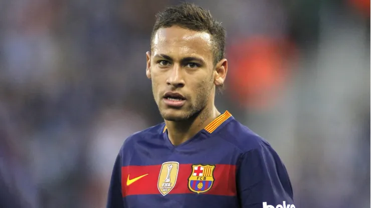 Neymar Jr nos tempos de Barcelona. 
