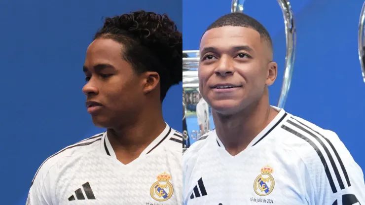 Mbappé e Endrick foram anunciados e apresentados como grandes reforços pelo Real Madrid. 
