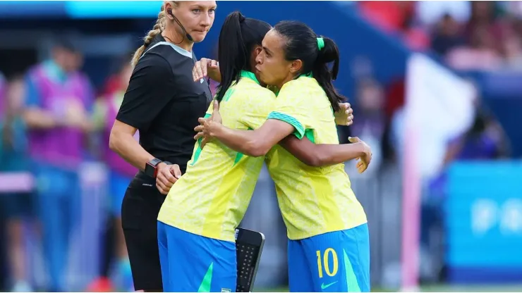 Marta pode realizar sua última partida com a camisa da Seleção Brasileira.
