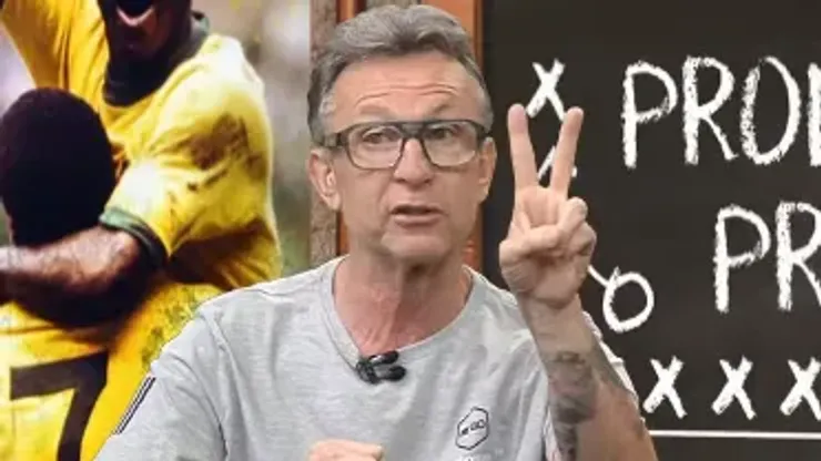 Neto durante o programa Os Donos da Bola. Foto: Reprodução/Youtube
