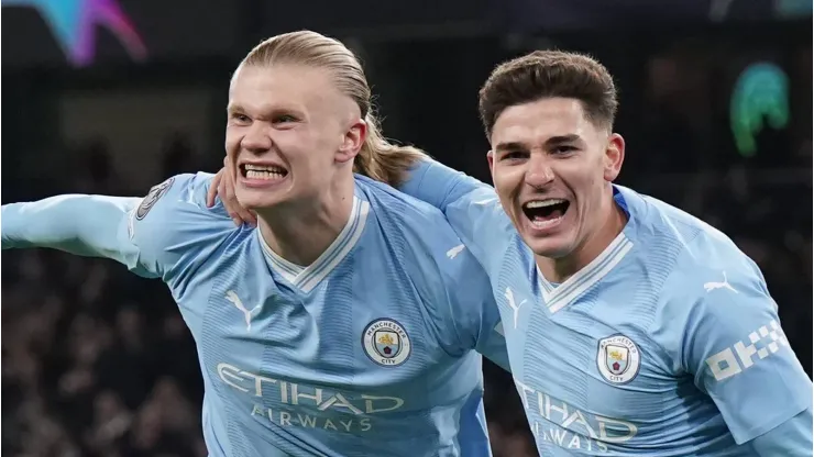 PSG marca reunião com o Manchester City para contratar um dos melhores atacantes da Europa. Picture credit should read: Andrew Yates Sportimage
