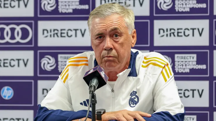 Carlo Ancelotti técnico do Real Madrid
