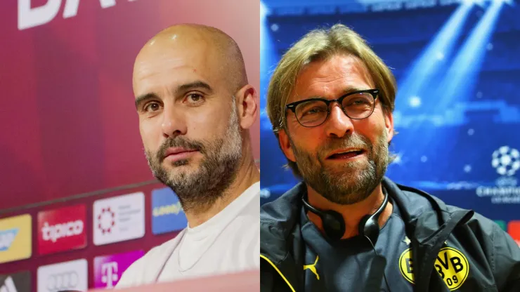 Pep Guardiola e Jürgen Klopp são dois dos principais treinadores do século XXI.
