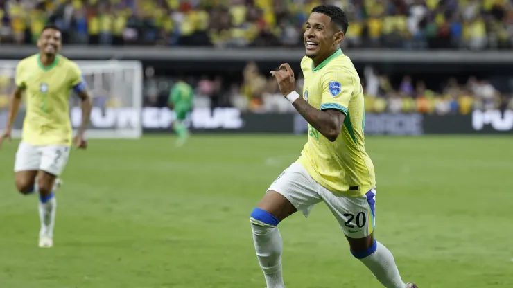 Novo jogador do Manchester City, Savinho tem sido convocado para a Seleção Brasileira. (Photo by Kevork Djansezian/Getty Images)
