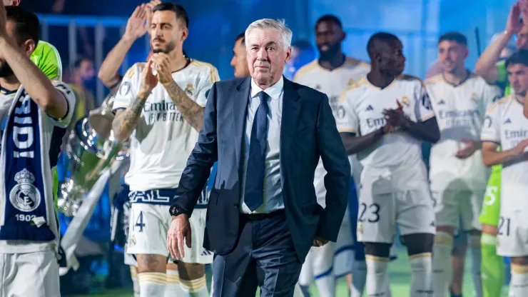 Carlo Ancelotti treinador do Real Madrid
