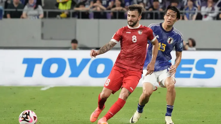 Jalil Elías em ação pela Seleção da Síria. (Photo by Koji Watanabe/Getty Images)
